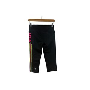 Victoria’s Secret Sport Knockout Cropped Leggings Spell out Workout Womens Small